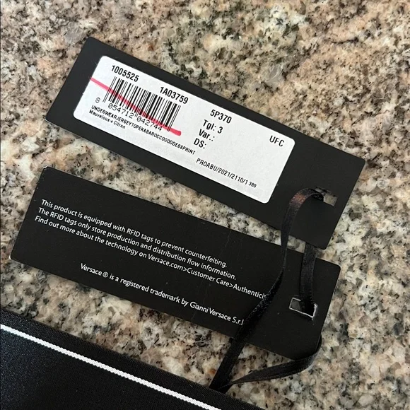 Versace Gold and Pink Baroque Briefs - Picture 6 of 7